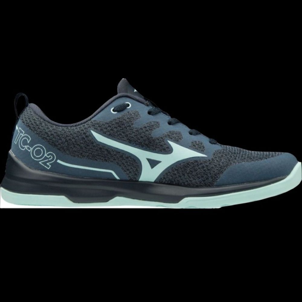 Mizuno Womens Tc-02 Training Shoe size 10.5 Blue/Turquoise New Without Box